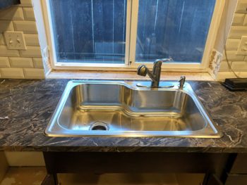 Kitchen Sink Installation